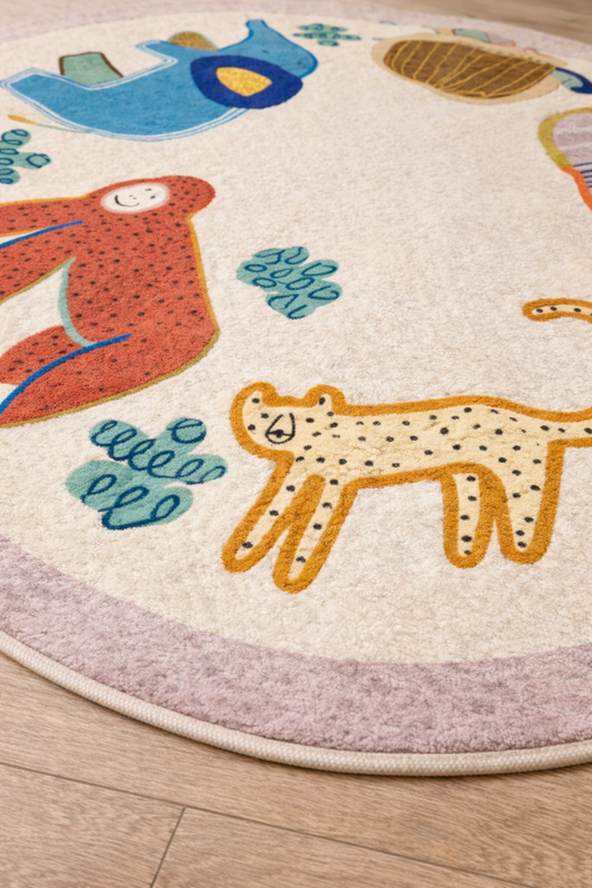 Kids Animal Rug | Plush Nursery & Playroom Rug | BabbliRug™