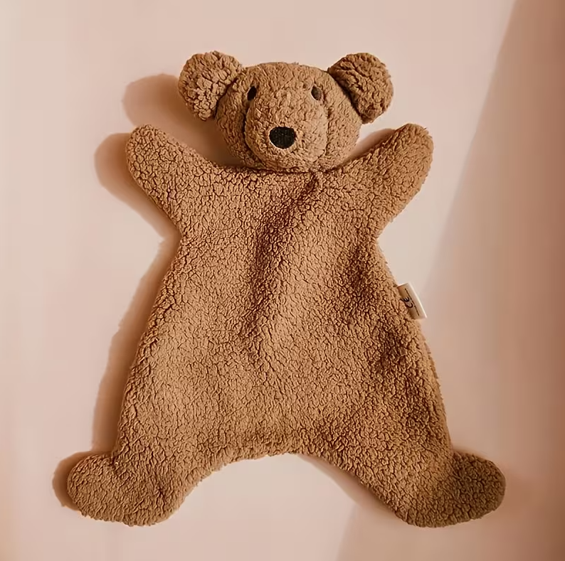 BabbliBear™ Nordic Teddy | Soft Baby Comforter & Sensory Grasp Toy for Newborns