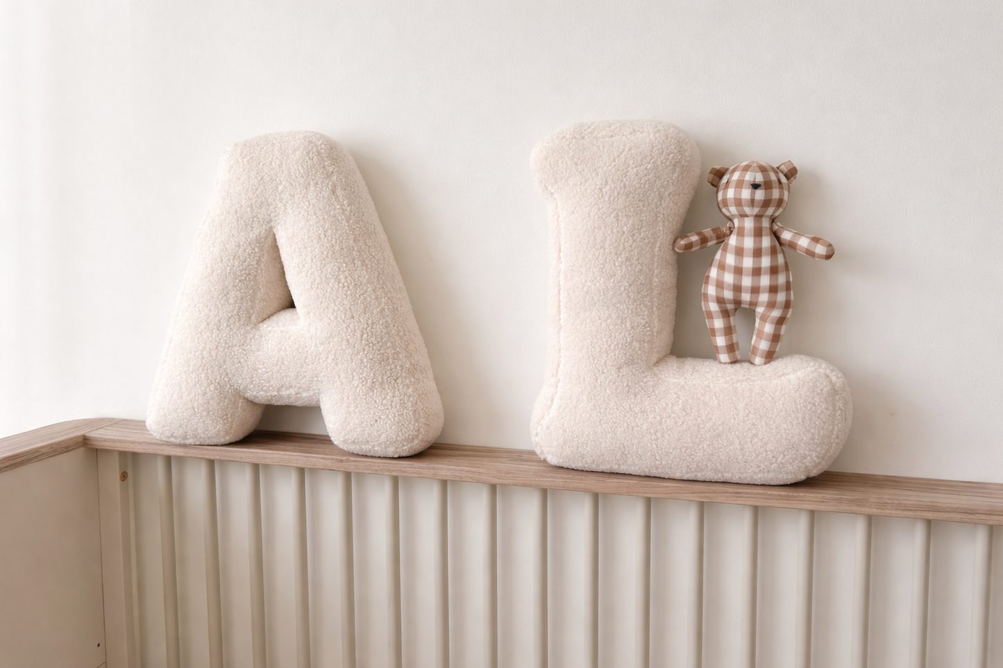 Babblidoo™ ABC Lambswool Letter Pillow