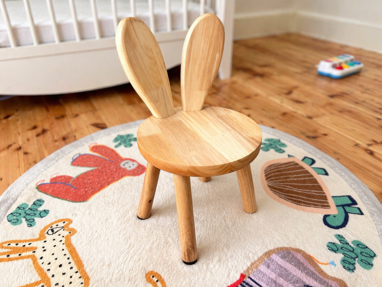 Montessori Toddler Chair | BabbliSeat™ Wooden Bunny Children's Chair