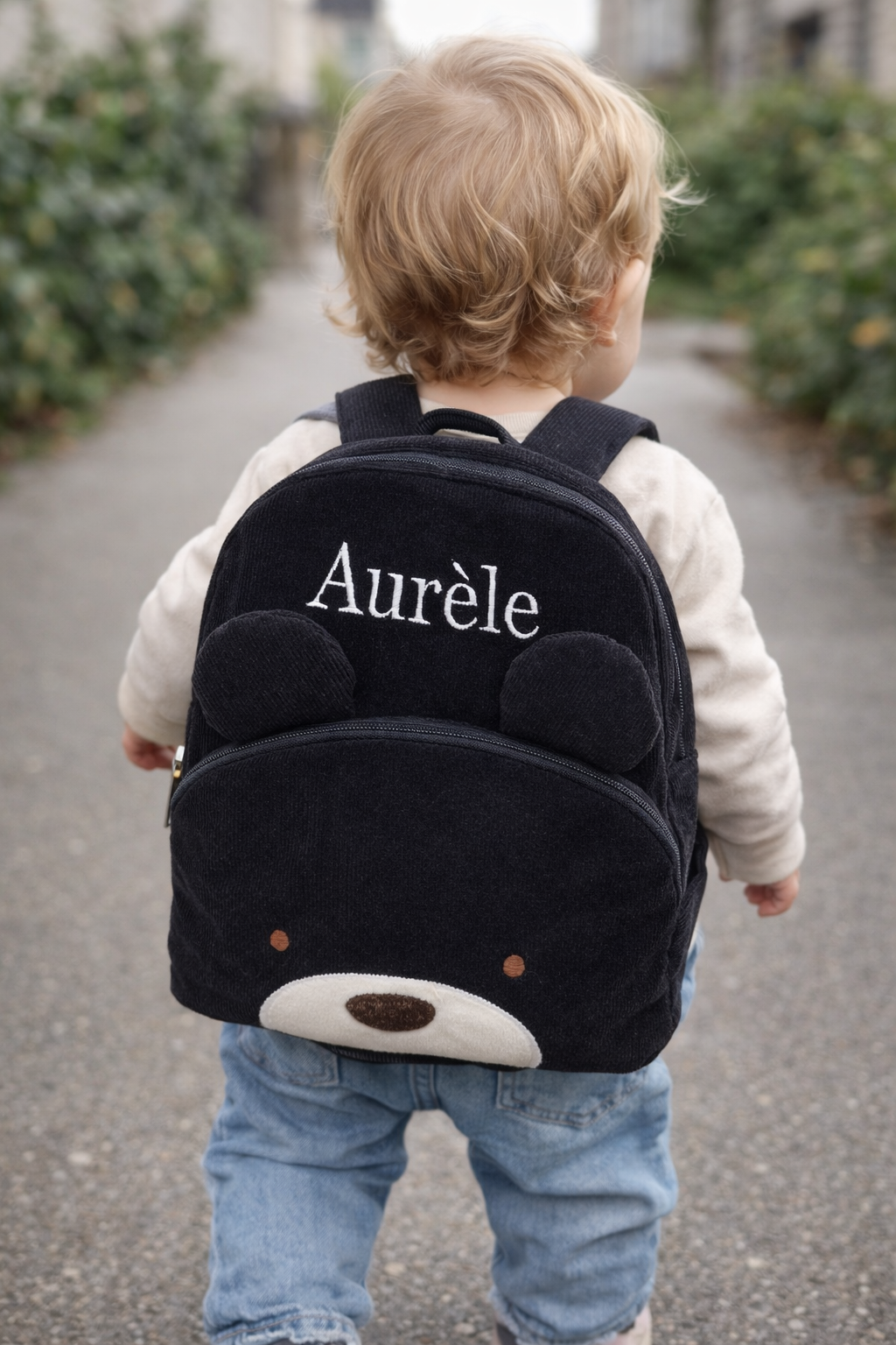 BabbliPack™ – Personalized Corduroy Toddler Backpack