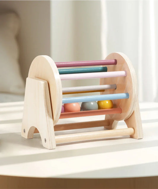 BabbliRoll™ – Wooden Montessori Rolling Drum