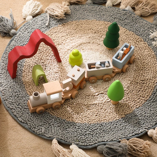 BabbliTrain™ – Wooden Montessori Number Train