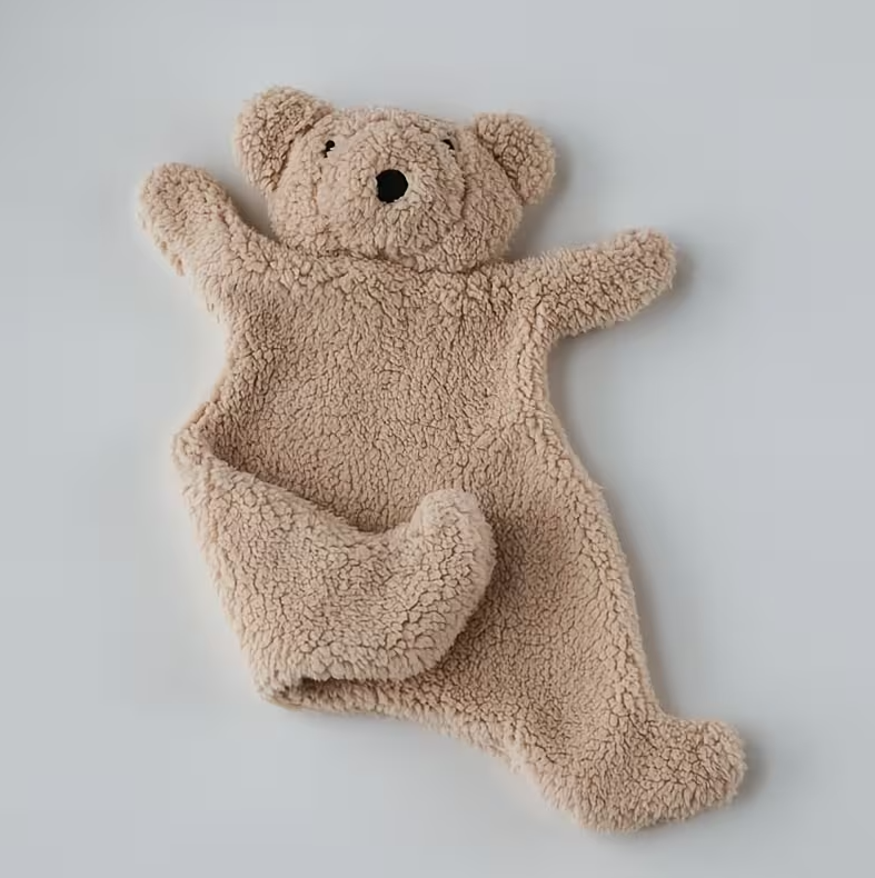BabbliBear™ Nordic Teddy | Soft Baby Comforter & Sensory Grasp Toy for Newborns