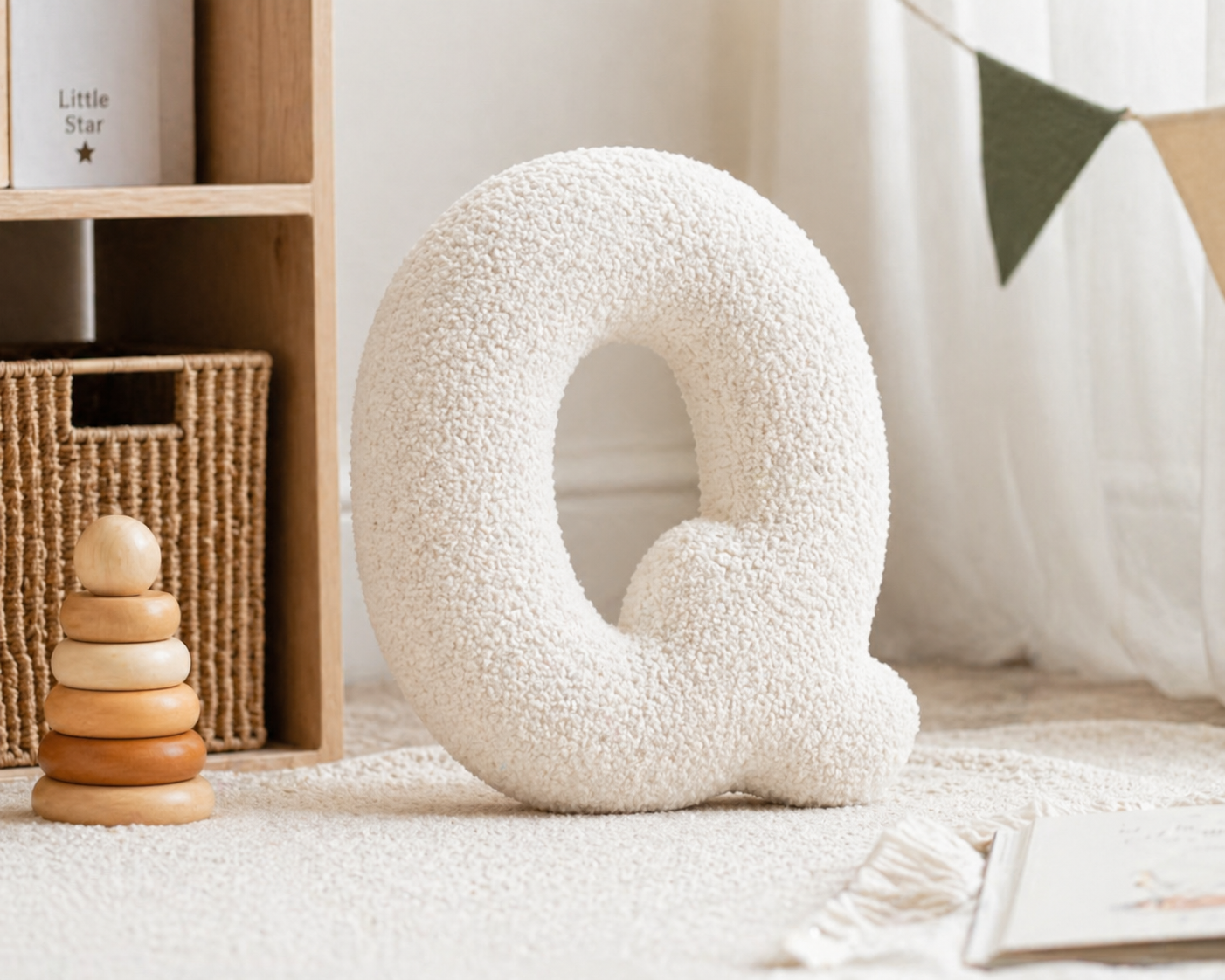 Babblidoo™ ABC Lambswool Letter Pillow