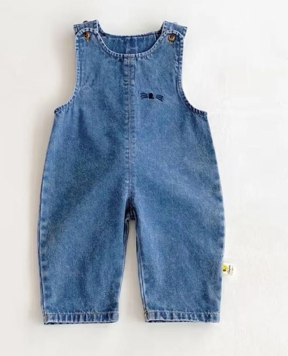 BabbliWear™ Denim Bunny Overalls