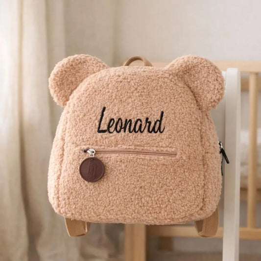 BabbliBag™ Personalised Bouclé Toddler Backpack
