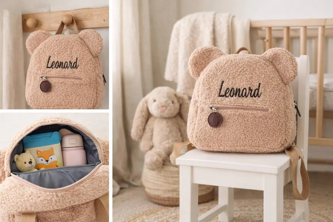 BabbliBag™ Personalised Bouclé Toddler Backpack